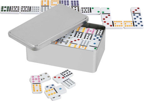 Philos Domino Doppel 12 in Metallbox