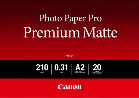 Canon 8657b017 Packung Fotopapier A2 weiß matt