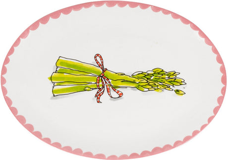 Blond amsterdam , everyday: ovale schaal 27 cm asparagus