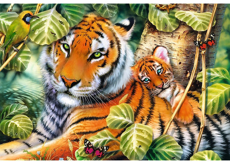 Trefl Puzzle Tiere – 1500 Teile – zwei Tiger.