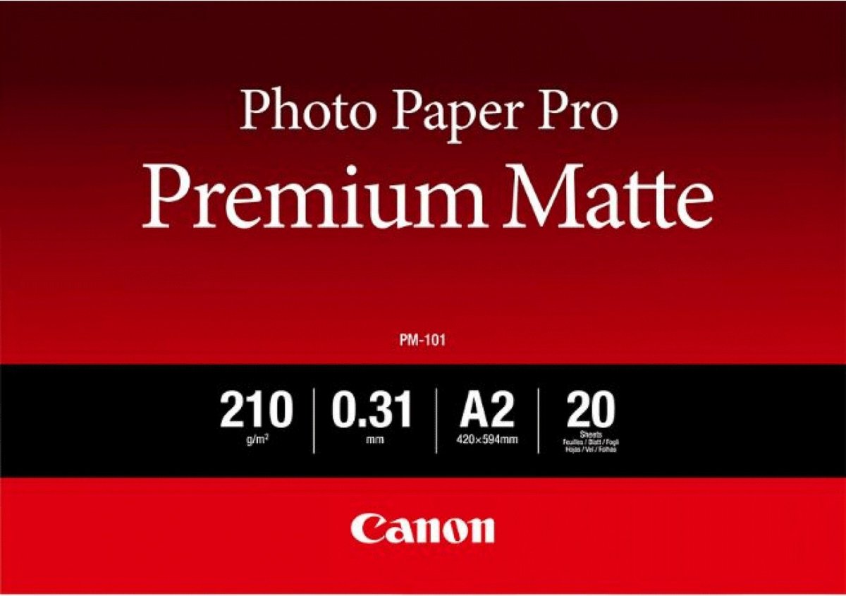 Canon 8657b017 Packung Fotopapier A2 weiß matt