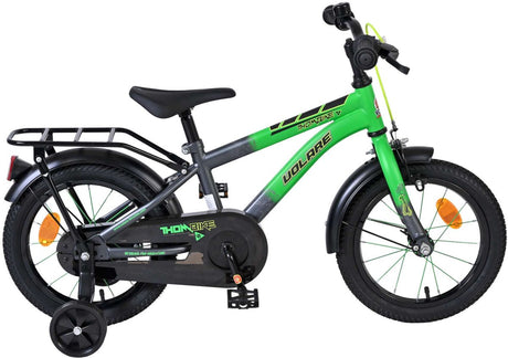 Volare Thombike Kinderfahrrad – Jungen – 14 Zoll – Grüngrau