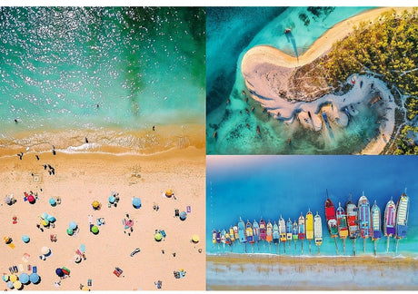 Trefl Puzzle 1500 Teile Strand Meer FSC zertifiziert.