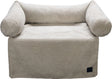 Designed by Lotte Sofakissen gerippt – Hundekissen – Hellgrau – 70x50 cm