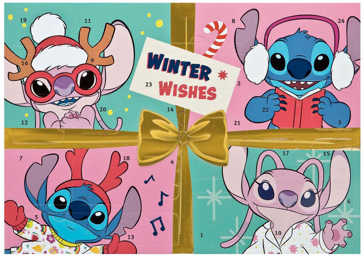 Undercover-Engel- und Stitch-Adventskalender
