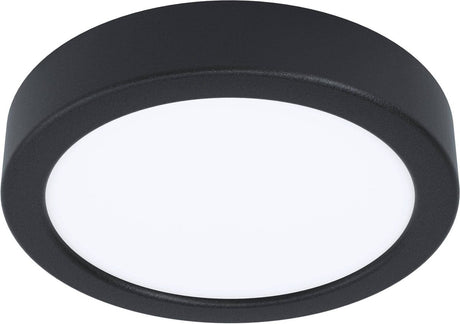 Eglo fueva 5 opbouwlamp - led - ø 16 cm - zwart - dimbaar