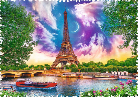 Trefl Puzzle Himmel über Paris 600 Teile – verrückte Formen.