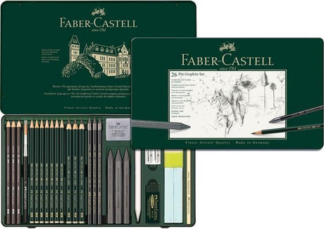 Faber-Castell Graphitstifte – Pitt-Set – 26 Stück – FC-112974