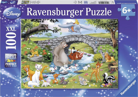 Ravensburger Puzzle Disney Familie Tierfreunde – Puzzle – 100 Teile