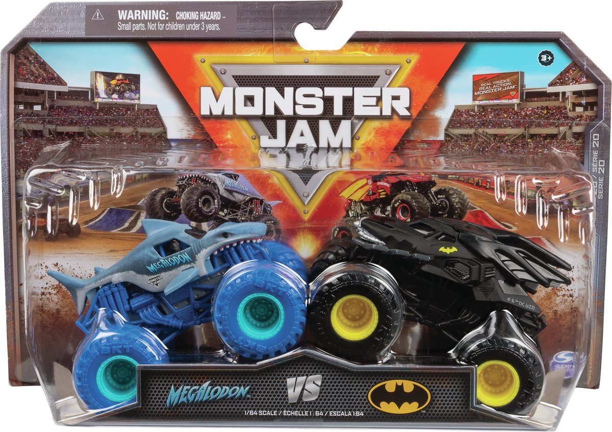 Spinmaster Monster Jam 1:64 2er-Pack sortiert
