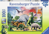 Ravensburger -Puzzle zwischen den 100 xxl des Dinos
