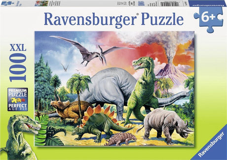 Ravensburger -Puzzle zwischen den 100 xxl des Dinos
