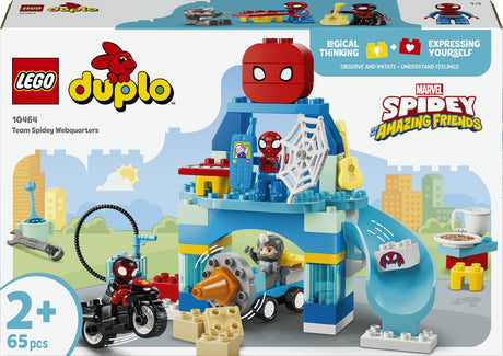 Lego Duplo ǀ Marvel Team Spidey Headquarters Bausatz für Kinder und Dekoration 10464