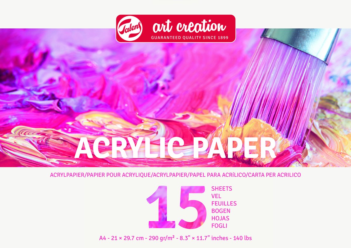 Talens Art Creation Acrylpapier A4 290 g 15 Blatt
