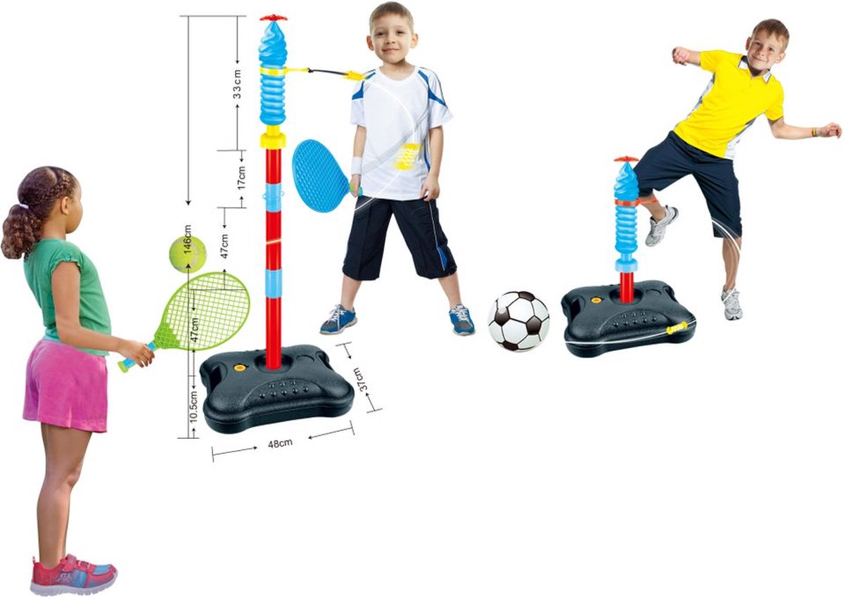 Amuuso sport play set - voetbal+ tennis - new color.