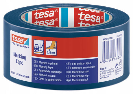 Tesa flex® - Warnband - Blau - 33m - 50mm