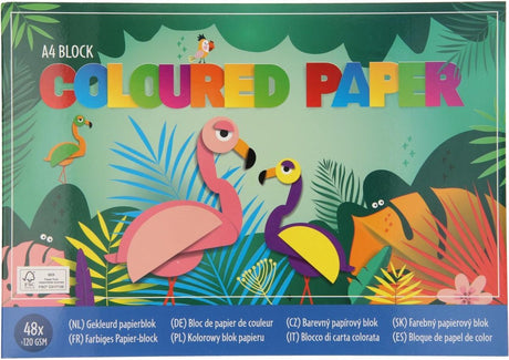 Gewinnt Holland farbiges Handwerkspapier A4, 48 Blätter