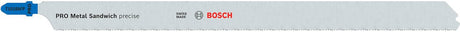 Bosch Zubehör Pro Metal Sandwich T1018AFP Stichsägeblätter | 250mm | 5 Stück - 2608655115