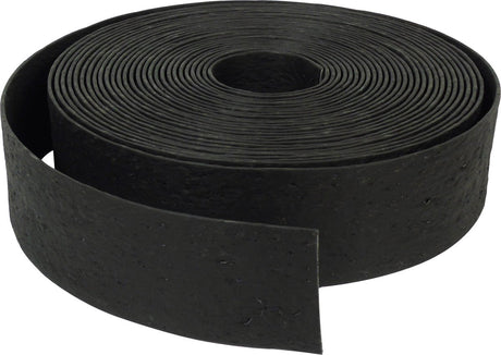Natur – Bordüre auf Rolle – 12 cm x 24 m – 5 mm dick – schwarz – strukturierte Bettumrandung