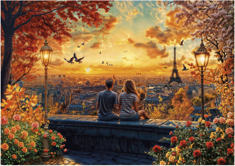 Educa Puzzle Paris Romantik 1500 Teile aus Pappe für Erwachsene.