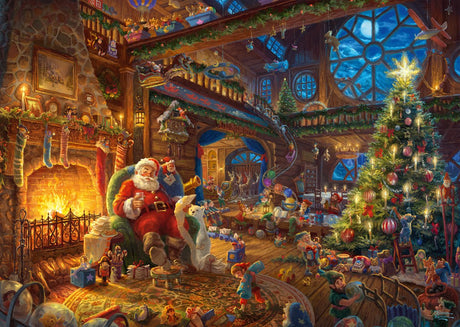 Schmidt 999 Spiele Puzzle Weihnachtsmann Pappe 1000 Teile