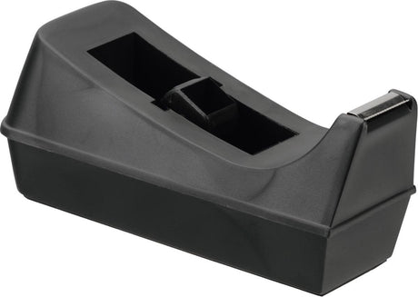 Q-connect Klebebandabroller, für Rollen 19 mm x 33 m, schwarz