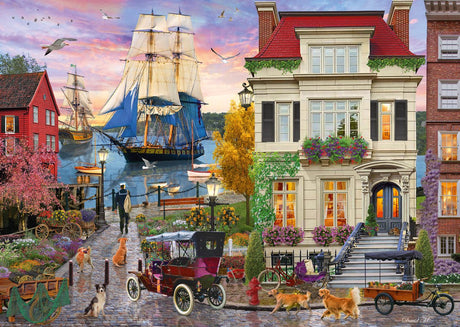 Schmidt - Puzzle - Schiff im Hafen - 1000 Teile - Erwachsene - ab 12 Jahren