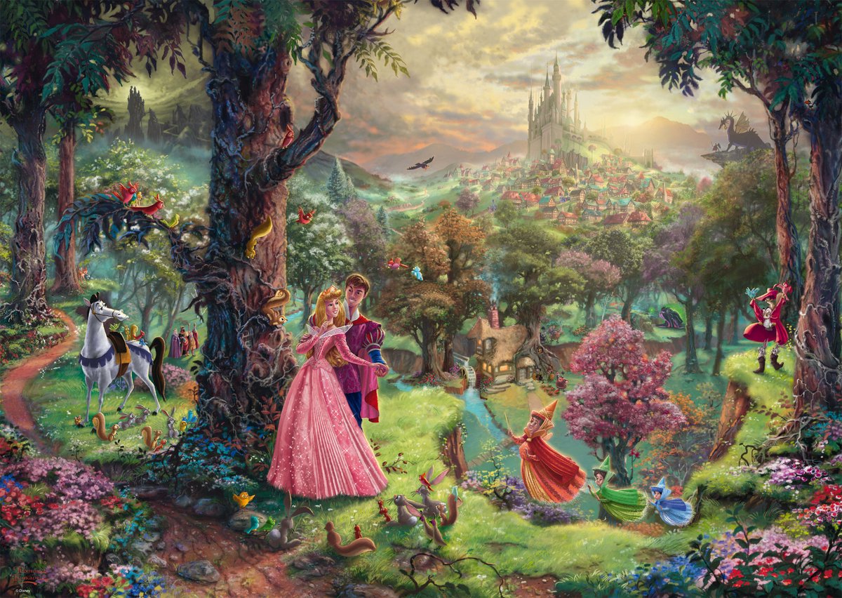 Schmidt Disney Prinzessin - Dornröschen Dornröschen-Puzzle - 1000 Teile