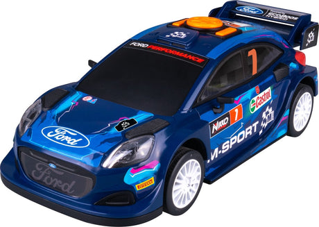Nikko M-Sport Boost Mode Ford Puma Rallye Spielzeugauto 25 cm – Lichtsound – Drifteffekt – ab 3 Jahren