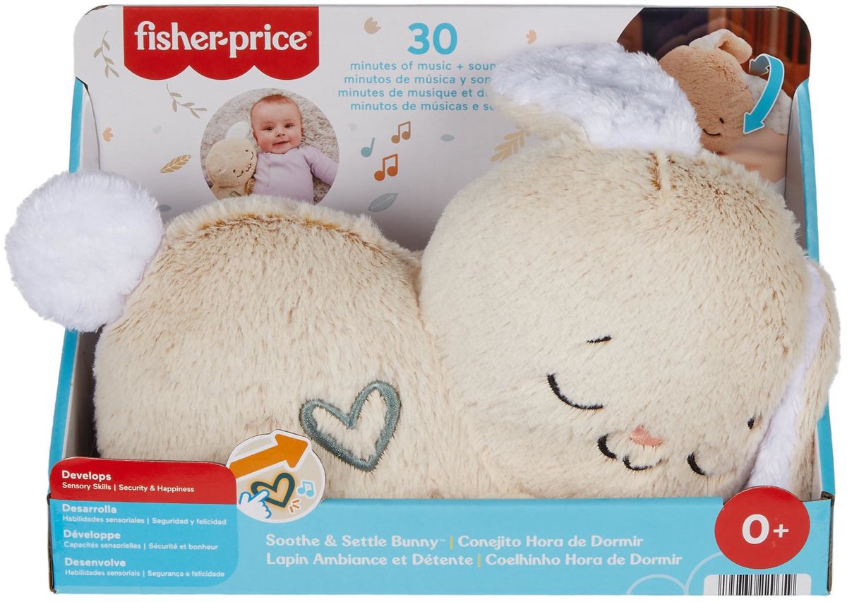 Fisher Price beruhigt und beruhigt den Hasen