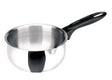 Ibili satinless with spout 18 cm steelpan zilver