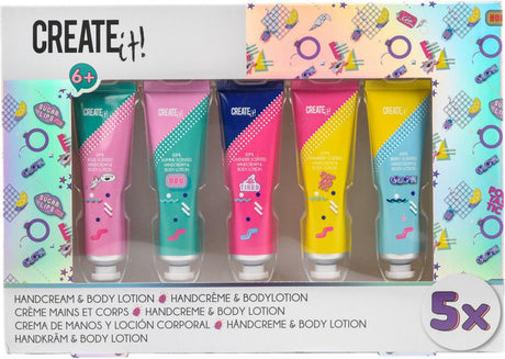 Erstelle es! Poptastic Handcreme-Körperlotion 5er-Pack