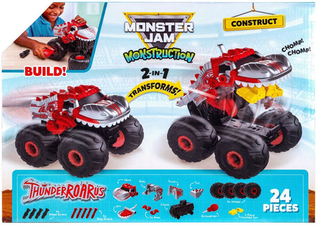 Jazwares monster jam monstruction - 10 feature vehicle (monstruction truck) (thunderroarus)