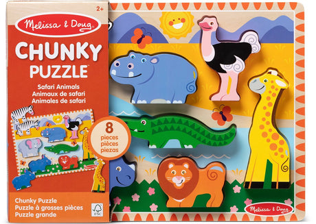 Melissa doug - houten puzzel - safari