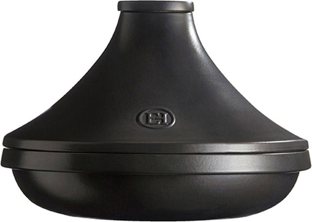Emile Henry Tajine Delight – ø275 mm – geeignet für Induktionsherd – schwarzer Deckel