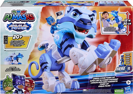 Hasbro Pyjama-Masken Animal Power Charge Roar Power Cat – Kraftfahrzeug mit über 20 Licht- und Soundeffekten – ab 3 Jahren