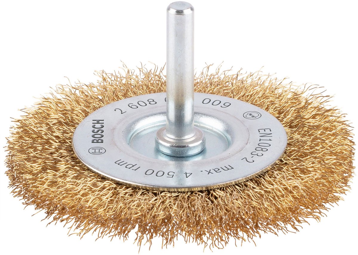 Bosch 6 mm Scheibenbürste 75 gewellt 0,2 vermessingt
