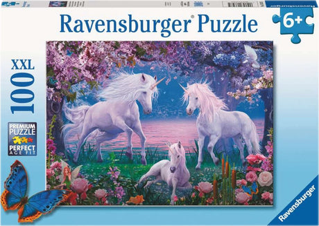 Ravensburger - Puzzle bezaubernde Einhörner 100.. Xxl