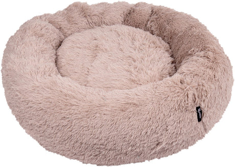 District 70 Fuzz Donut Hundebett – Sand – extra groß ø 100 cm xl