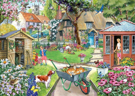 House of Puzzles Puzzle Bloomin mit wunderschönen 500 XL-Blumenstücken.