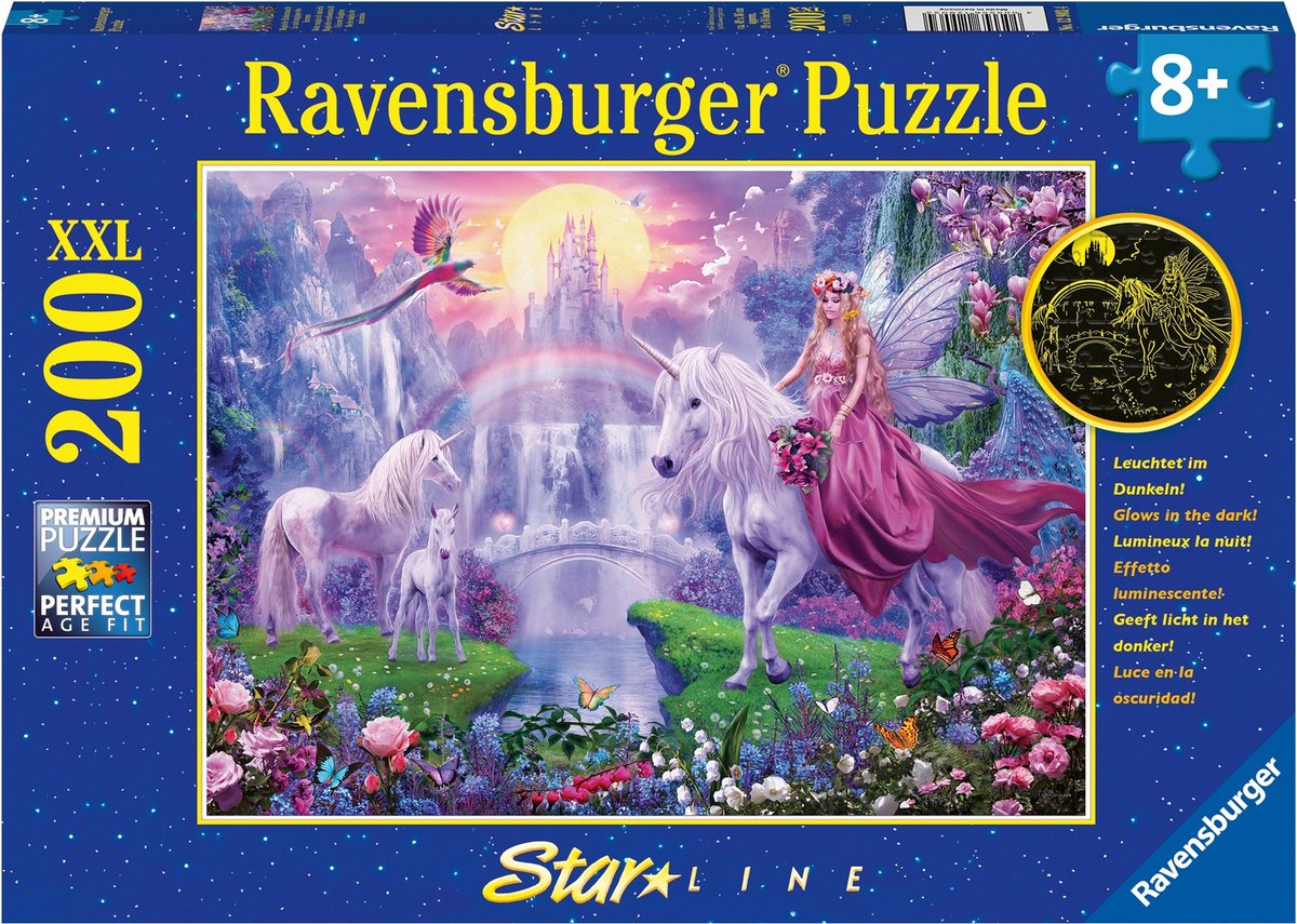 Ravensburger Puzzle Magische Einhornnacht – Puzzle – 200 Teile