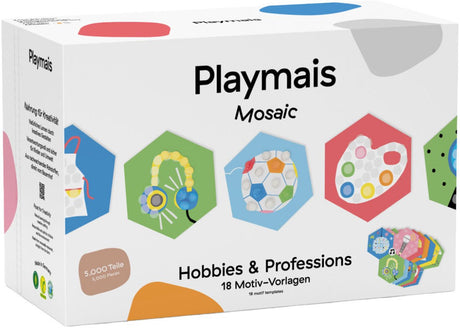 Playmais Mosaik-Bastelset Hobbys und Berufe – 5000 Teile