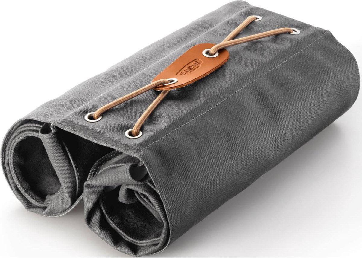 Brooks Fahrradtasche Double Brick Lane graubraun – tbb001gh