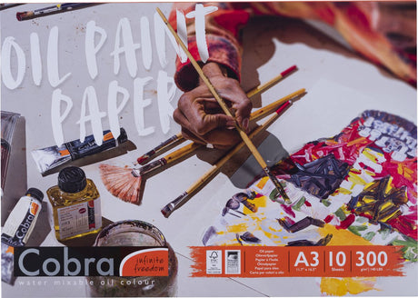 Cobra-Ölgemäldepapier – 10 Blatt – A3