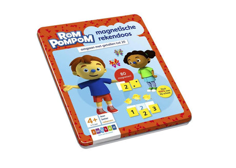 Leere magnetische Mathe-Spielbox
