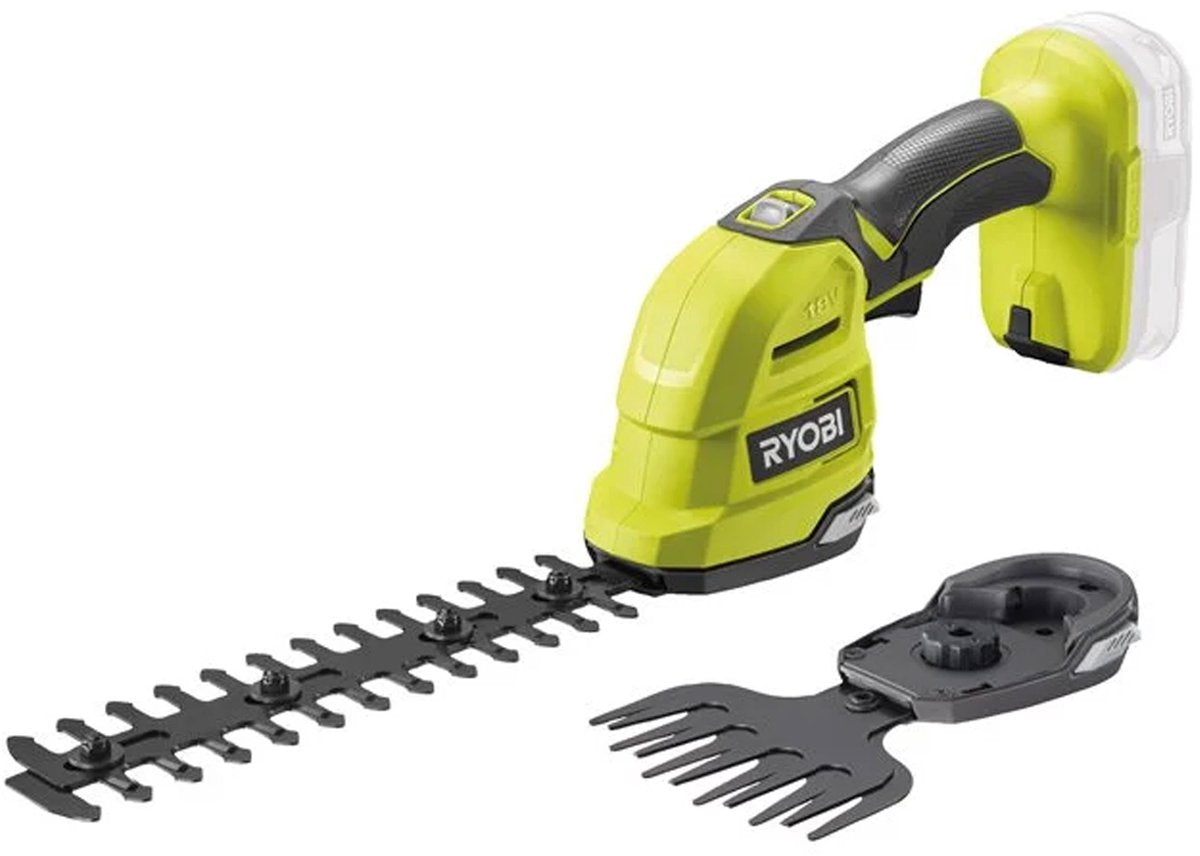 Ryobi one+ serie - accu gras- en heggenschaar - 18v - lichtgewicht - ergonomisch