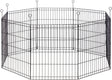 Beeztees Premium Vihar Kaninchengehege XL – Nagetiergehege – 8 Paneele – Paneel 60 x 70 cm – Durchmesser 155 cm