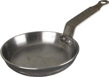 Debuyer de Buyer Mineral B Blini-Pfanne 12 cm – Bratpfanne aus Stahlblech – PFAS-frei – induktionsgeeignet – hergestellt in Frankreich