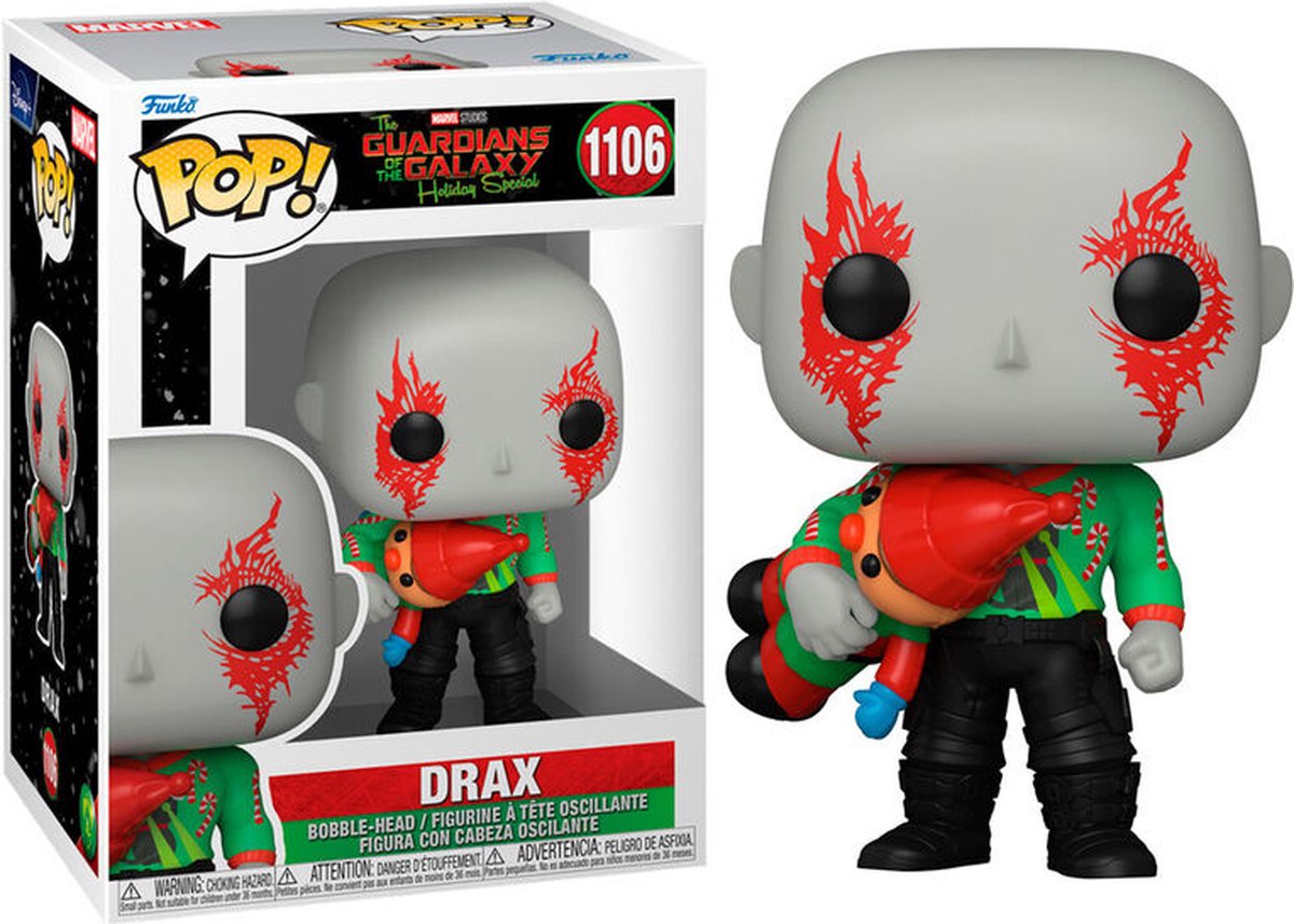 Funko pop! the guardians of the galaxy: holiday special - drax