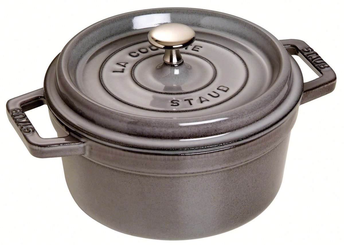 Staub Bratpfanne Cocotte Graphitgrau - ø 18 cm 1,7 Liter